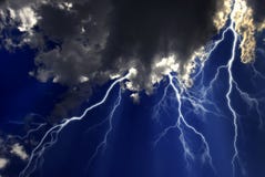 Tormenta del relámpago foto de archivo libre de regalías Tormenta del relámpago foto de archivo libre de regalías
