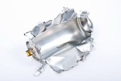 Torn Aluminum Can Stock Photos Torn Aluminum Can Stock Photos