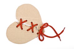 Torn Cardboard Heart Stock Photos Torn Cardboard Heart Stock Photos