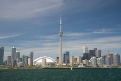 Toronto City Skyline. With lake Ontario in foreground Toronto City Skyline. With lake Ontario in foreground