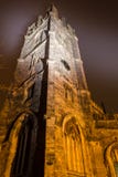 Torre B della chiesa di St Mary di notte - immagini stock libere da diritti Torre B della chiesa di St Mary di notte - immagini stock libere da diritti
