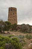 Torre de la visión en el borde septentrional del Gran Cañón imágenes de archivo libres de regalías Torre de la visión en el borde septentrional del Gran Cañón imágenes de archivo libres de regalías
