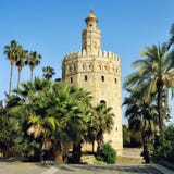 Torre del Oro in Sevilla, Spain royalty free stock photo Torre del Oro in Sevilla, Spain royalty free stock photo