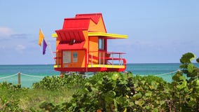 Torre del salvavidas en Miami Torre del salvavidas en Miami