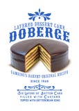 Torta de Doberge de la colección de la cultura de New Orleans imágenes de archivo libres de regalías Torta de Doberge de la colección de la cultura de New Orleans imágenes de archivo libres de regalías