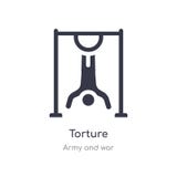 torture icon. isolated torture icon vector illustration from army and war collection. editable sing symbol can be use for web site royalty free illustration torture icon. isolated torture icon vector illustration from army and war collection. editable sing symbol can be use for web site royalty free illustration