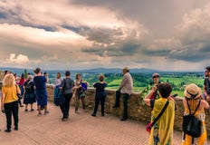 Toskanische Landschaft lizenzfreies stockbild Toskanische Landschaft lizenzfreies stockbild