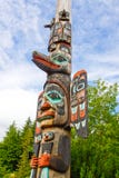 Totem Поляк Тлинкит Аляски Ketchikan стоковые фотографии rf Totem Поляк Тлинкит Аляски Ketchikan стоковые фотографии rf