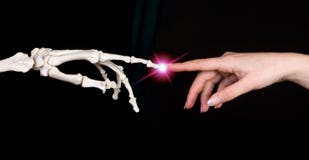 Touching fingers royalty free stock images Touching fingers royalty free stock images