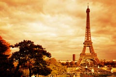 Tour Eiffel à Paris, France Vintage, rétro photos stock Tour Eiffel à Paris, France Vintage, rétro photos stock