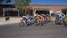 Tour of the Gila Bike Race Silver City, NM 2017 Royalty Free Stock Photos Tour of the Gila Bike Race Silver City, NM 2017 Royalty Free Stock Photos