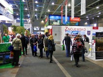 Tourism Fair in Brno royalty free stock photos Tourism Fair in Brno royalty free stock photos