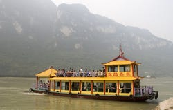 Tourist Boat In Yangtze River Stock Photos Tourist Boat In Yangtze River Stock Photos