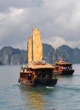 Tourist Boats , Halong Bay Vietnam Stock Photography Tourist Boats , Halong Bay Vietnam Stock Photography