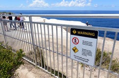Tourists Engaging In Risky Behavior In Royal National Park, Sydney Australia Royalty Free Stock Photo Tourists Engaging In Risky Behavior In Royal National Park, Sydney Australia Royalty Free Stock Photo