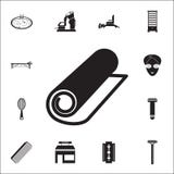 Towel icon isolated icon. Detailed set of Barber icons. Premium quality graphic design sign. One of the collection icons for websi royalty free illustration Towel icon isolated icon. Detailed set of Barber icons. Premium quality graphic design sign. One of the collection icons for websi royalty free illustration
