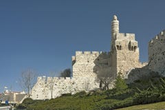 Israel - Jerusalem - Tower of David aka Jerusalem Citadel, Migd Stock Photos Israel - Jerusalem - Tower of David aka Jerusalem Citadel, Migd Stock Photos