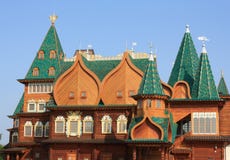Towers Of The Palace Of Tsar Alexei Mikhailovich Royalty Free Stock Photo