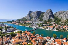 Town Omis In Croatia Royalty Free Stock Photography