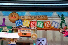 Toy Story Mania Sign fotografia de stock Toy Story Mania Sign fotografia de stock
