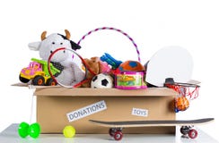 Toybox To Donate Stock Images