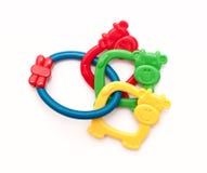 Toys For Teething, Colorful Stock Photo