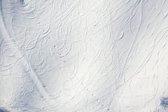Tracks in winter snow from downhill skis and snowboards royalty free stock photography Tracks in winter snow from downhill skis and snowboards royalty free stock photography
