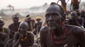 Traditional African Tribesmen stock photos Traditional African Tribesmen stock photos