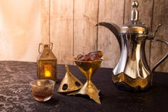 Traditional Arabic Coffee theme royalty free stock photography Traditional Arabic Coffee theme royalty free stock photography