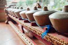 Traditional balinese music instruments, Ubud, Bali Stock Photography Traditional balinese music instruments, Ubud, Bali Stock Photography