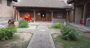 Traditional Chinese Residences architecture in Tianshui Folk Arts Museum Hu Shi folk house, Gansu China