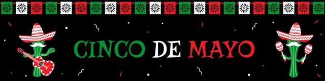 Funny cactus mariachi band cinco de mayo banner. Traditional festival cinco de mayo web design banner template. Two funny cactus mariachi in sombrero with guitar Funny cactus mariachi band cinco de mayo banner. Traditional festival cinco de mayo web design banner template. Two funny cactus mariachi in sombrero with guitar