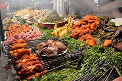 Traditional Food Stall Royalty Free Stock Photos