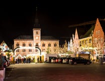 Traditional German Christmas Market Stock Image Traditional German Christmas Market Stock Image