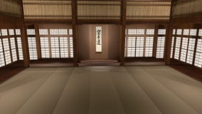 Traditional Japanese Karate Dojo