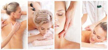 Traditional massage and healthcare treatment in spa. Young, beautiful and healthy girls having recreation therapy. royalty free stock photos Traditional massage and healthcare treatment in spa. Young, beautiful and healthy girls having recreation therapy. royalty free stock photos