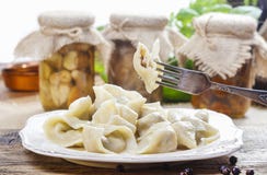 Traditional Polish Dumplings Stock Photos Traditional Polish Dumplings Stock Photos