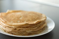 Traditional russian pancakes royalty free stock photography Traditional russian pancakes royalty free stock photography