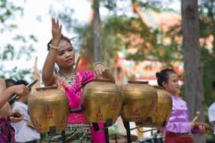 Traditional Thai Folk Dance (Pongrang) Stock Photo Traditional Thai Folk Dance (Pongrang) Stock Photo