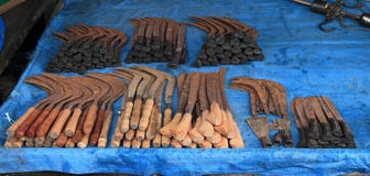 Traditional tools on market Stock Photography Traditional tools on market Stock Photography
