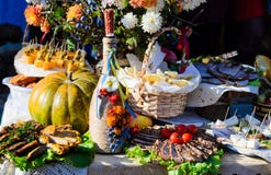 Traditional Ukrainian and Russian cuisine appetizers stock images Traditional Ukrainian and Russian cuisine appetizers stock images