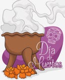 Traditionele Copal& x27; s Wierook aanbieden te vieren & x22 die; Dia de Muertos & x22; , Vectorillustratie stock illustratie Traditionele Copal& x27; s Wierook aanbieden te vieren & x22 die; Dia de Muertos & x22; , Vectorillustratie stock illustratie