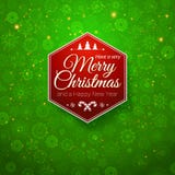 Traditionele Vrolijke Kerstmis en Gelukkige Nieuwjaarskaart. vector illustratie Traditionele Vrolijke Kerstmis en Gelukkige Nieuwjaarskaart. vector illustratie