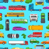 Traffic jam vector transport car vehicle and bus in the rush hour on highway road vector illustration set of Royalty Free Stock Image Traffic jam vector transport car vehicle and bus in the rush hour on highway road vector illustration set of Royalty Free Stock Image