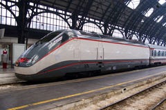 Train In Milan Station Stock Photography