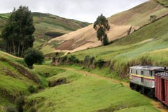 Train Ride from Riobamba to Sibambe royalty free stock images Train Ride from Riobamba to Sibambe royalty free stock images