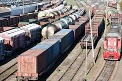 Trains de fret Photo stock Trains de fret Photo stock