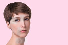 Traitement anti-vieillissement, de beauté, vieillissement et jeunesse, se soulevant, soins de la peau, concept de chirurgie plast image libre de droits Traitement anti-vieillissement, de beauté, vieillissement et jeunesse, se soulevant, soins de la peau, concept de chirurgie plast image libre de droits