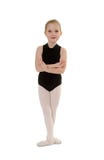 Traje de Wearing Dance Class del estudiante de la bailarina de Chlid fotografía de archivo libre de regalías Traje de Wearing Dance Class del estudiante de la bailarina de Chlid fotografía de archivo libre de regalías