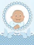 Trame africaine heureuse de bleu d'album à bébé Trame africaine heureuse de bleu d'album à bébé